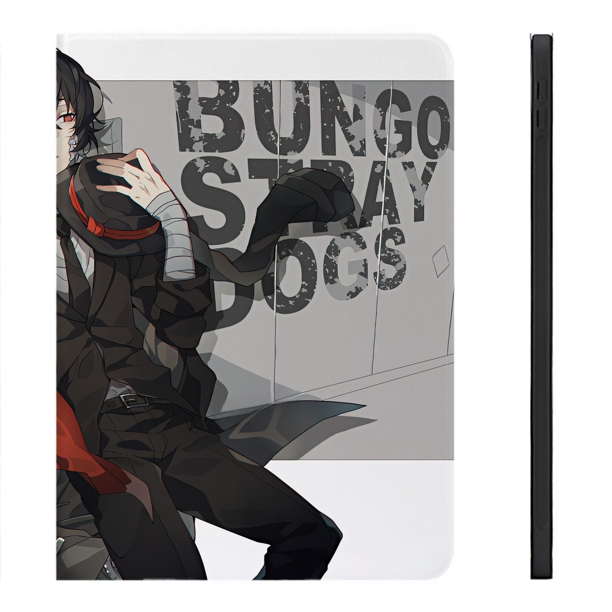 （画像用） 文豪ストレイドッグス Bungo Stray Dogs IPadケース ペンホルダー付き ブックスタイルデザイン